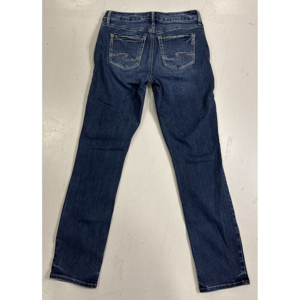 Silver Jeans Co Suki Straight Designer‎ Jeans Womens 29x31 Medium Wash - Picture 2 of 7